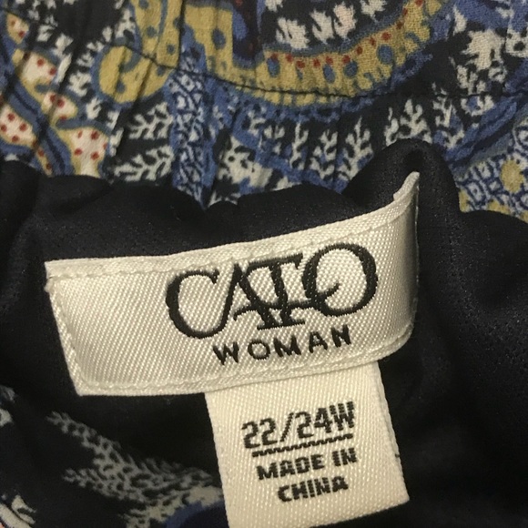 Cato Women’s 22/24 paisley palazzo pants - Picture 2 of 4